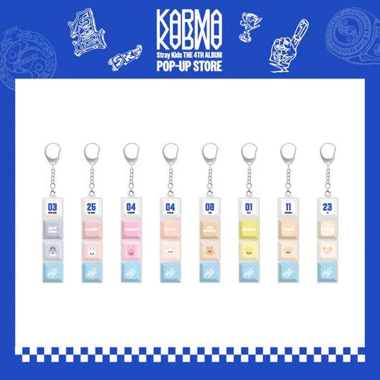 STRAY KIDS - SKZOO KEYCAP KEYRING [KARMA POP-UP Store Official MD]