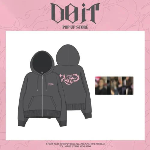 STRAY KIDS - ZIP-UP HOODIE [DO IT POP-UP Store Official MD]