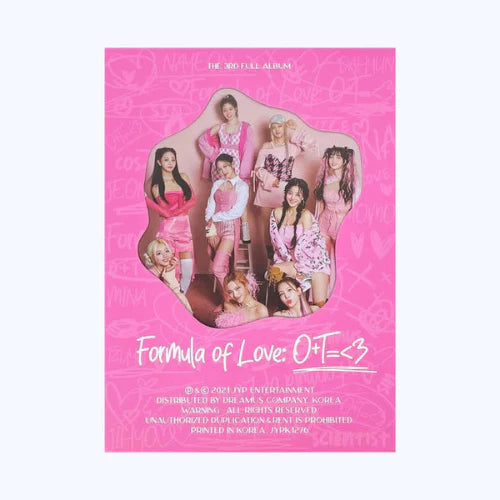 TWICE 3RD ALBUM - FORMULA OF LOVE: O+T=<3