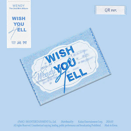 WENDY (RED VELVET) 2ND MINI ALBUM - WISH YOU HELL (QR VER.)